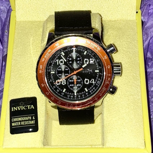 Invicta Watch: A great addition to your watch collection. Color: Brown & Black - Picture 4 of 4
